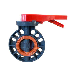 Fabriek Verkoop <span class=keywords><strong>Aquarium</strong></span> Irrigatie Vis Fokken Afval Kleppen Upvc Hendel Handmatige Handgreep Wafer Vlinderklep - Product Image 3