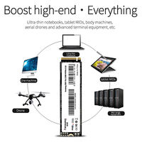 قرص صلب SSD NVMe PCIe M.2 2280 بسعات 128 جيجابايت و256 جيجابايت و512 جيجابايت و1 تيرابايت و2 تيرابايت، الجيل الثالث x4، مع رقائق QLC، متوفر بالجملة