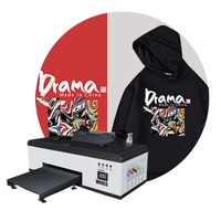 Imprimante DTF de bureau A3, machines de presse à chaud, imprimante DTF à encre blanche de 30 cm, machine d'impression sur t-shirts pour les petites entreprises