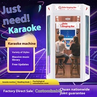 DJ Studio Acoustic Pod Jukebox Mini Cabine KTV Insonorisée Salle de Musique Armoire de Karaoké Amovible Simulateur de Chant Console de Jeu