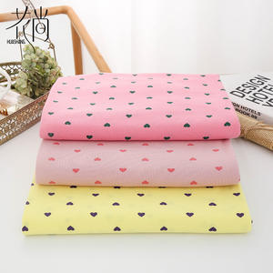 قماش محبوك مضلع لملابس الأطفال-g قطن سبانديكس مطبوع بقاعدة قطن ملون - Product Image 2