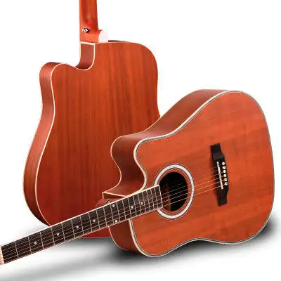 High quality 40 inch acoustic guitar wood guitar wholesale can be OEM