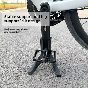 Rak Parkir Belakang Sepeda untuk Bersepeda di Jalan Raya dan Bersepeda Off-Road dengan <span class=keywords><strong>Pedal</strong></span> Frame <span class=keywords><strong>Kickstand</strong></span> yang Praktis untuk Bersepeda di Pegunungan - Product Image 5