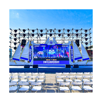 P3.91 Pantalla LED gigante a prueba de agua Panel de pared de video para conciertos Pantalla LED de alquiler al aire libre a precio competitivo Pantalla LED
