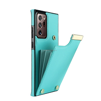 Étui de téléphone portable portefeuille d'orgue matériel antichoc pour Samsung Galaxy Note 20 Ultra fente pour carte couverture en cuir pour Note 10 Plus