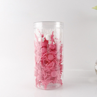 Bocaux pour aliments pour animaux de compagnie en PP durables personnalisés avec couvercles, boîte transparente pour chats et chiens, bouteille de stockage portable, récipient en plastique vide