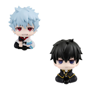 10CM Q Ver. Figurine Manga <span class=keywords><strong>Gintama</strong></span> Sakata Gintoki <span class=keywords><strong>Hijikata</strong></span> Toushirou Grande Taille, Statue PVC, Jouet Anime, Cadeau - Product Image 1
