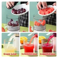 Draagbare elektrische sapcentrifuge USB oplaadbaar sinaasappel citroen fruitblender mini huishoudelijke sapcentrifuge mixer citruspers fruitsapcentrifuge
