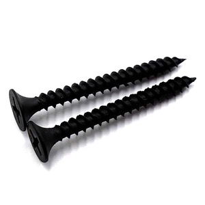 Tornillos para Paneles de Yeso Negros de Alta Calidad, Precio de Fábrica, Cabeza de Trompeta, Calidad Taiwanesa, Tornillo para Carpintería y Pladur - Product Image 1