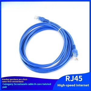 Câble réseau Super Catégorie <span class=keywords><strong>5</strong></span> Paire torsadée à 8 cœurs <span class=keywords><strong>RJ45</strong></span> High-Speed UTP Shield 8P8C Crystal Head Line Broadband <span class=keywords><strong>Cable</strong></span> - Product Image 6