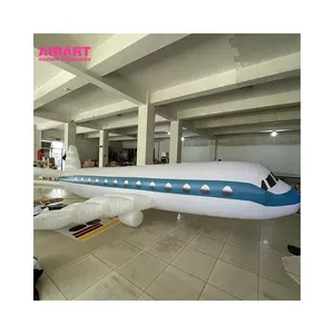 Avión inflable gigante, modelo de avión inflable para la ceremonia de apertura del aeropuerto