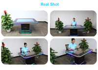 Table interactive à écran tactile étanche 4K multi-taille Android et Windows pour restaurant café distributeur de pièces écran LCD