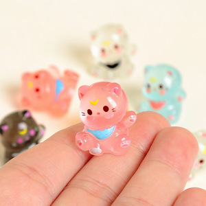 Figura Decorativa de Gato <span class=keywords><strong>Luna</strong></span> Acariciando la <span class=keywords><strong>Luna</strong></span>, Linda y Moderna, para Decoración de Escritorio o Coche, Pequeño Adorno - Product Image 2