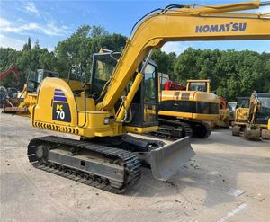 Excavatrice Komatsu Pc70 d'occasion en excellent état, mini-excavatrice Komatsu Pc 70, excavatrice hydraulique sur chenilles, à vendre - Product Image 2