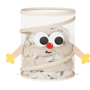 Cesta de lavandería plegable, redonda, de 36cm de diámetro, organizador de almacenamiento de tela no tejida para ropa, juguetes, uso doméstico - Product Image 2