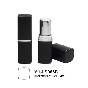 Customized Logo Metallic ABS Cosmetic Makeup Packaging Hot Sale Empty Luxury <b>Square</b> Lipstick <b>Container</b> Private Label Tube - Product Image 2