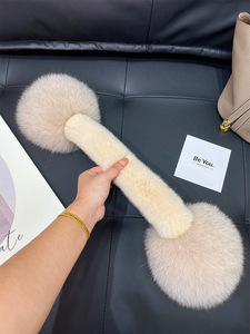 <span class=keywords><strong>Cache</strong></span>-oreilles d'hiver chauds et luxueux pour femmes, en fourrure de renard véritable, doux et moelleux, de haute qualité, vente en gros - Product Image 5