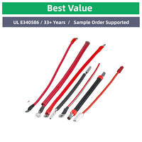 Arnés de cableado, para módulo BMS, 1 m, conector de paso de 2,0 mm, cobre desnudo, codificado por colores, resistente al frío, revestimiento negro