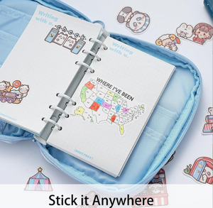 Où j'ai été USA carte <span class=keywords><strong>autocollants</strong></span> colorés étanche <span class=keywords><strong>pour</strong></span> Windows bouteille d'eau bricolage ordinateur portable vinyle décalcomanies <span class=keywords><strong>pour</strong></span> les amateurs de voyage - Product Image 2