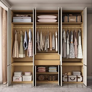 Armario Moderno Minimalista con Puerta Abatible, Sin Tiradores, Ahorra Espacio, Mueble de Almacenamiento para Dormitorio, Estilo 2024, Ideal para Apartamentos Pequeños - Product Image 2