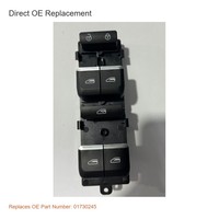 Interrupteur de lève-vitre électrique Geely Boyue SUV Master 01730245 avec panneau de commande chromé