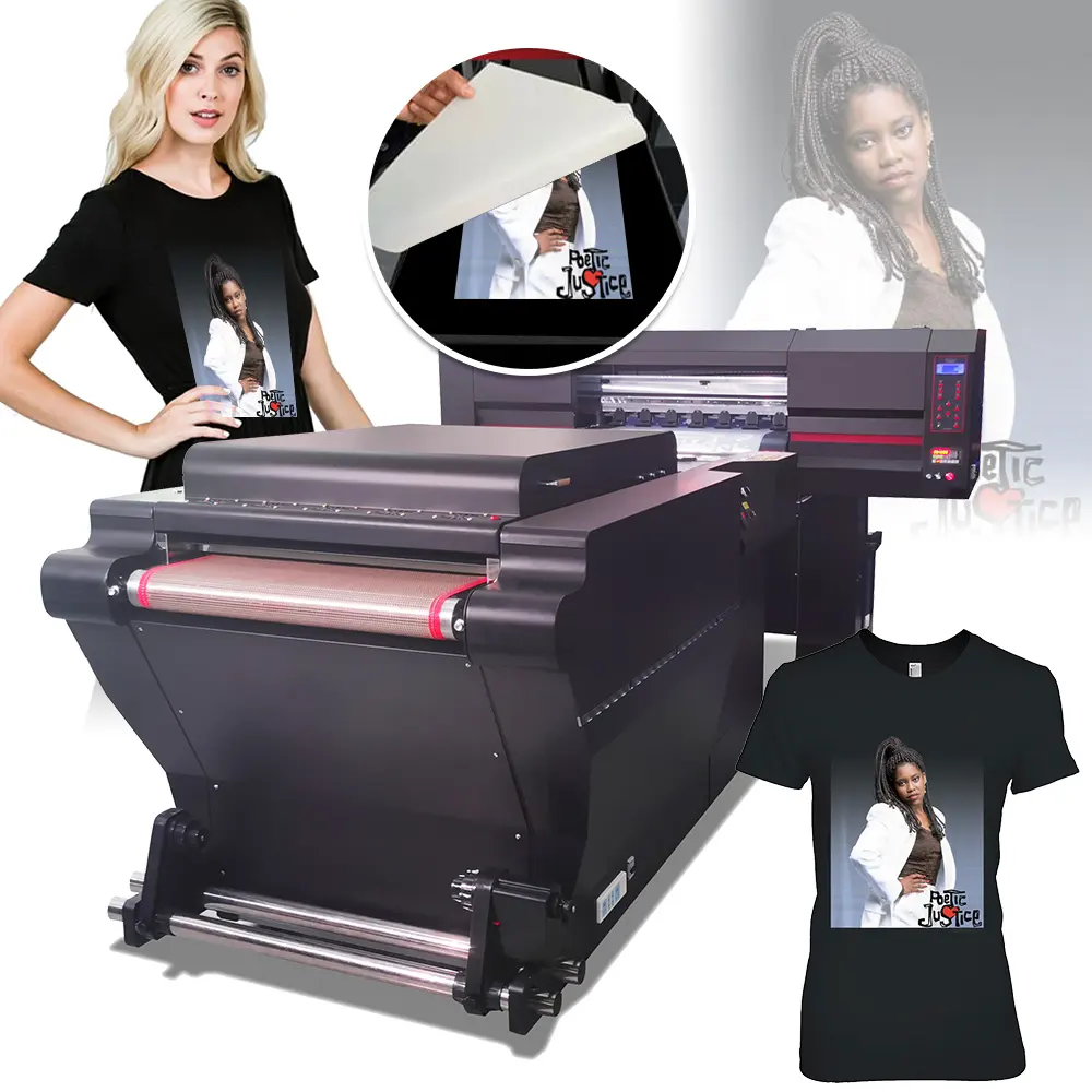 חולצה dtf מדפסת 60cm הדפסה עבור להרשים חום העברת מכונת dtf הדפסה על חולצה