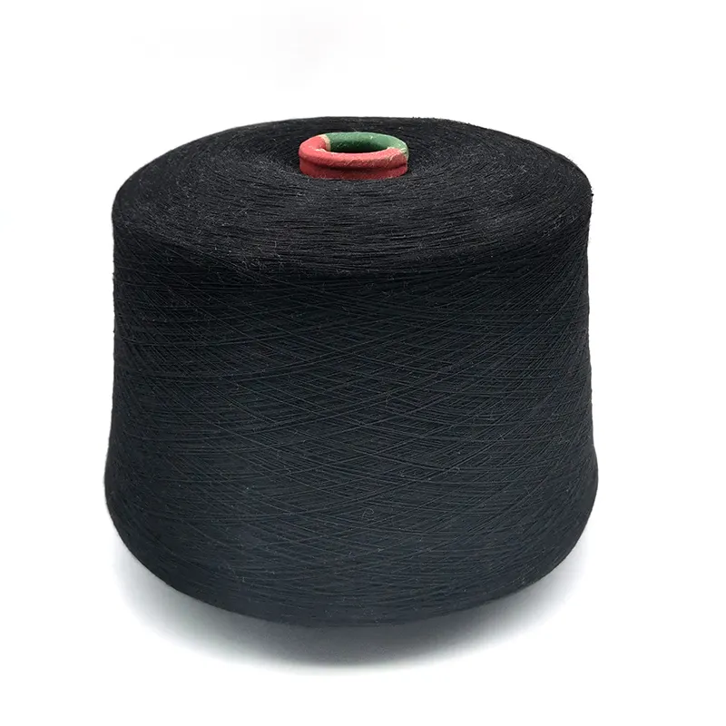 Produttori di filati di cotone organico TR Black Single Core