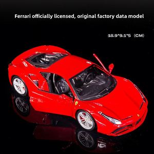 Burago 1:24 pour <span class=keywords><strong>Enzo</strong></span> 488, modèle de voiture en métal alliage, jouet décoratif de collection avec emballage en boîte colorée - Product Image 4