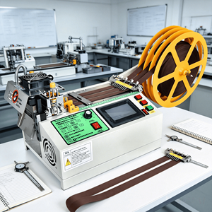 Nouvelle machine de découpe automatique à chaud/froid pour ordinateur - Moteur haute vitesse et longue durée de vie pour sangles de sac à dos, bandoulières et sangles en toile - Product Image 1