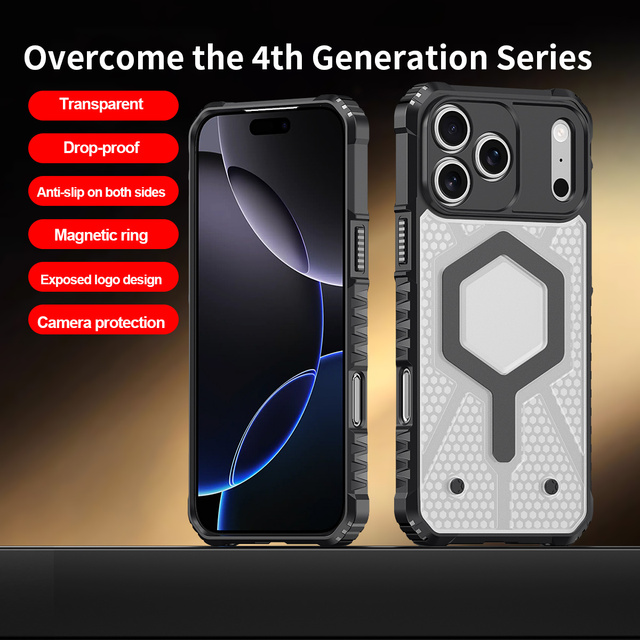 Suitable for iPhone 17 Pro Max Case, Supports Wireless Magnetic Charging, Full protection Against Drops, Unisex 16/15/14/13/12