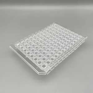 96 Well 0.1Ml Hot Sale Disposable Laboratory Consumables Sterile Conical Bottom Foldable And Detachable No-Skirted Pcr Plate