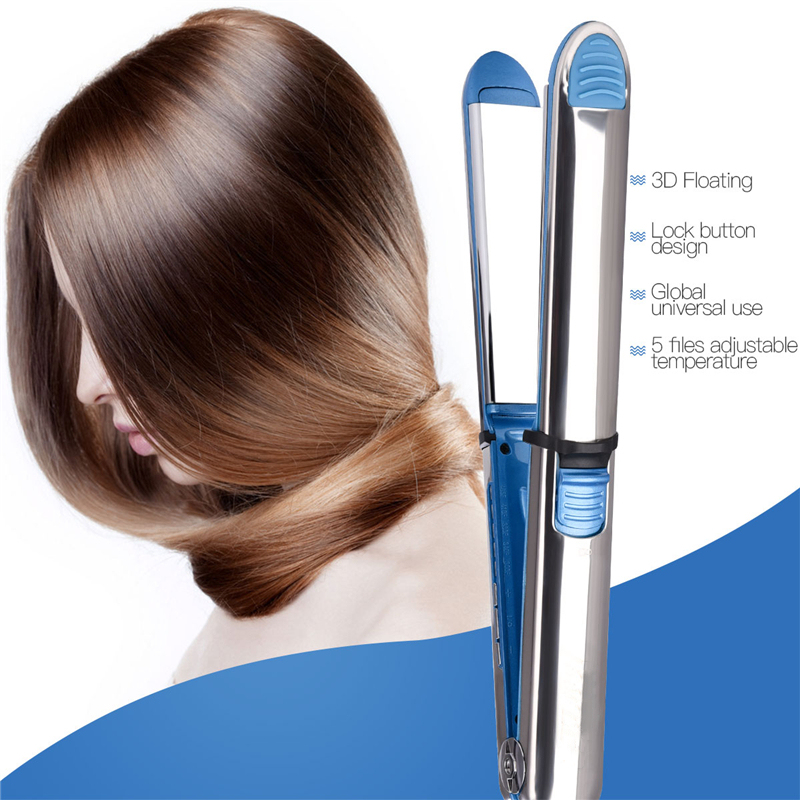 Щипцы для завивки волос Secadoras De Cabello, титановый выпрямитель для волос, 40 Вт