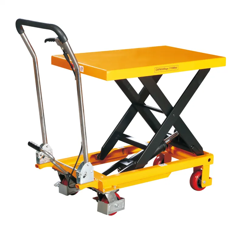 Foot Pedal lift mini manual lab table stainless steel lifting mechanical scissor hydraulic