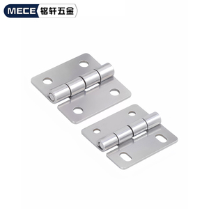 Charnière de porte d'armoire Mece à trou de fixation simple face en acier inoxydable 304, usage industriel robuste - Product Image 1