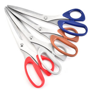 กรรไกรสแตนเลสสำหรับใช้ในครัวเรือน 25.3 ซม. รูปตัว V สำหรับใช้ในบ้าน สีแดง เครื่องมือตัดอเนกประสงค์ - Product Image 3