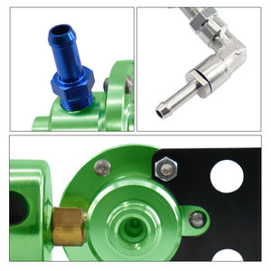 Wenle FPR101 yüksek hassasiyetli evrensel araba ayarlanabilir 0-8kg/cm² yeşil yakıt basınç regülatörü göstergesi kiti ile - Product Image 6