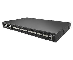 Commutateur Ethernet géré haute vitesse 12GE + 28GF 4x10G SFP+ pour le réseau de base d'entreprise et les centres de données - Product Image 1