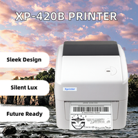 Untuk Printer Label Thermal USB XP-420B 203dpi 153MM/S Pengiriman Barcode Stiker Gulung 4x6 Tersedia di Stok