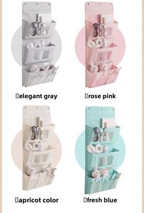 Sac de rangement suspendu pour dortoir, organisateur multi-niveaux et multi-usages, pour porte, salle de bain, mur, en PVC et polyester, pour armoire et chambre - Product Image 6