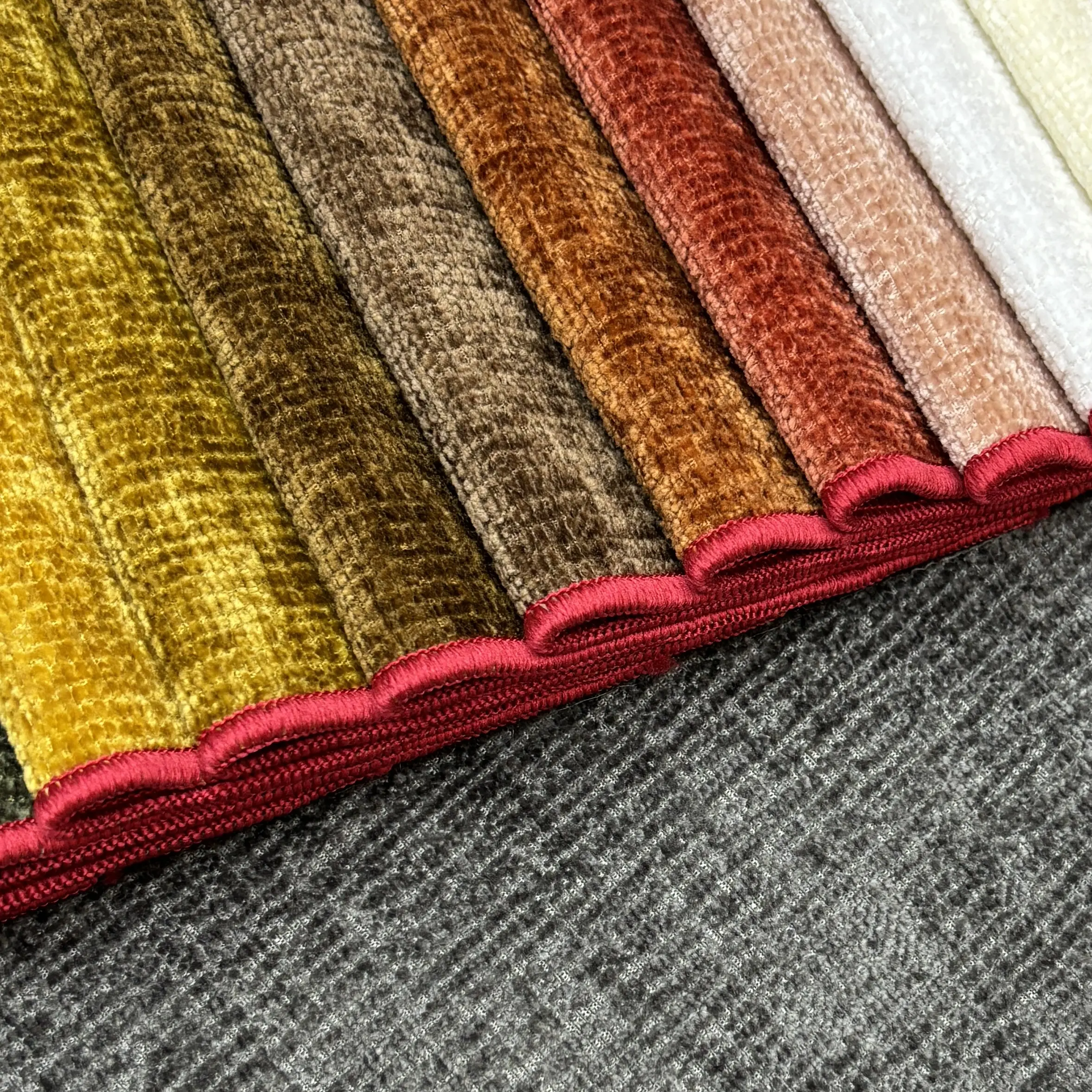 Weipai Bán Buôn Tùy Chỉnh Không Thấm Nước Polyester Dệt Vải Sofa Home Deco Hà Lan Nhung Chenille Bọc Vải