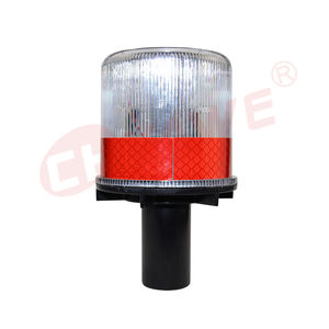 Pannello solare luce stradale indicatore del traffico per la costruzione lampeggiante luci rosse barricata lampeggiante - Product Image 1