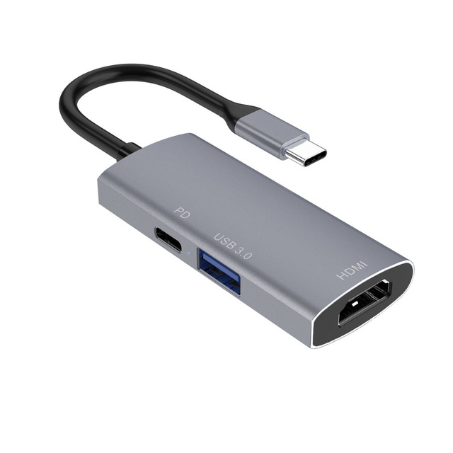 Pd 100W USB 3.0 3 in 1 Type C Hub for Samsung Dex Nintendo Application for Laptop Products in Stock