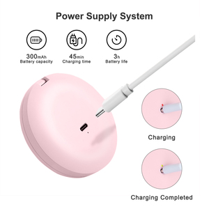 Hai mặt make up gương với ánh sáng LED sạc vòng Pocket Gương trang điểm dia9cm bán buôn nhỏ gọn gương cho du lịch - Product Image 4