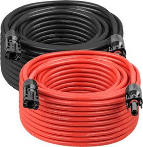 Câble photovoltaïque solaire DC en cuivre de haute qualité 6mm² 10mm² 16mm² pour câble en caoutchouc, indice de protection IP66 0,6kV pour applications photovoltaïques industrielles - Product Image 1
