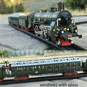 ชุดรถไฟของเล่นสำหรับเด็ก แบบไฟฟ้าพร้อมควัน สำหรับรถไฟจำลองจีน พร้อมรางรถไฟ ขนาดมาตรฐาน ของเล่นรถไฟโลหะ - Product Image 2