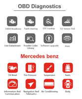 Herramienta de Diagnóstico Completo para Mercedes Benz KW360 con Logotipo Personalizado Disponible