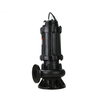 Pompe à eaux usées auto-amorçante à haut débit WQ 50m3/h, prix des pompes submersibles à eaux usées