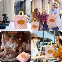 CTCX 12*15 pouces Logo Imprimer Promotionnel En Gros D'affaires Merci Sac En Plastique Rose Avec Poignée Sac À Provisions En Plastique Personnalisé