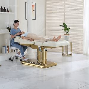 Fábrica al por mayor de lujo Rosa salón de belleza muebles equipo eléctrico spa facia cama mesa de masaje cama de pestañas - Product Image 1