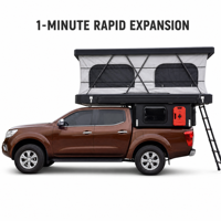Camper de toit escamotable léger à coque rigide pour véhicule tout-terrain 4x4